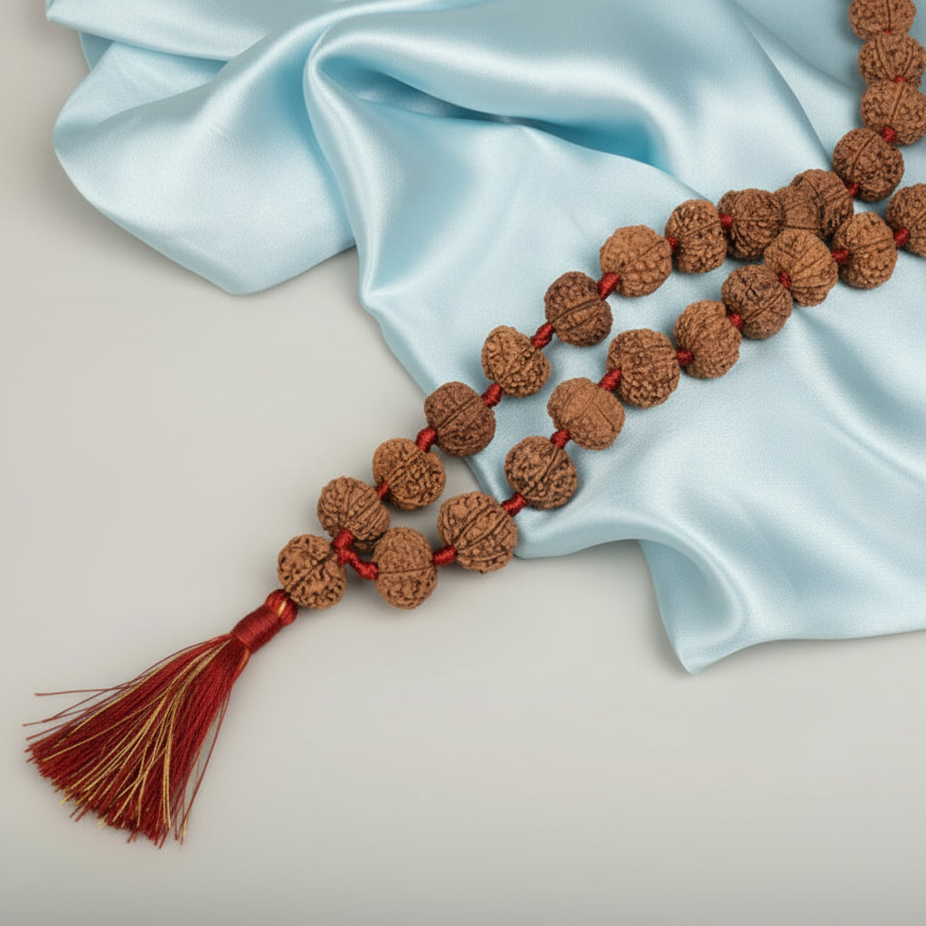 15 Mukhi Nepali Rudraksha Kantha Mala
