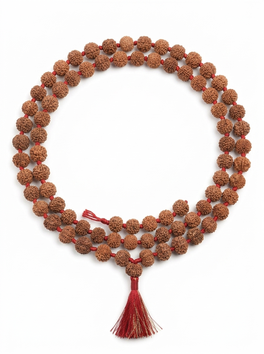 15 Mukhi Nepali Rudraksha Kantha Mala | Pashupatinath Blessings