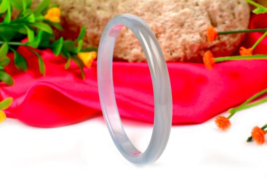 Blue Agate Bangle (VI)