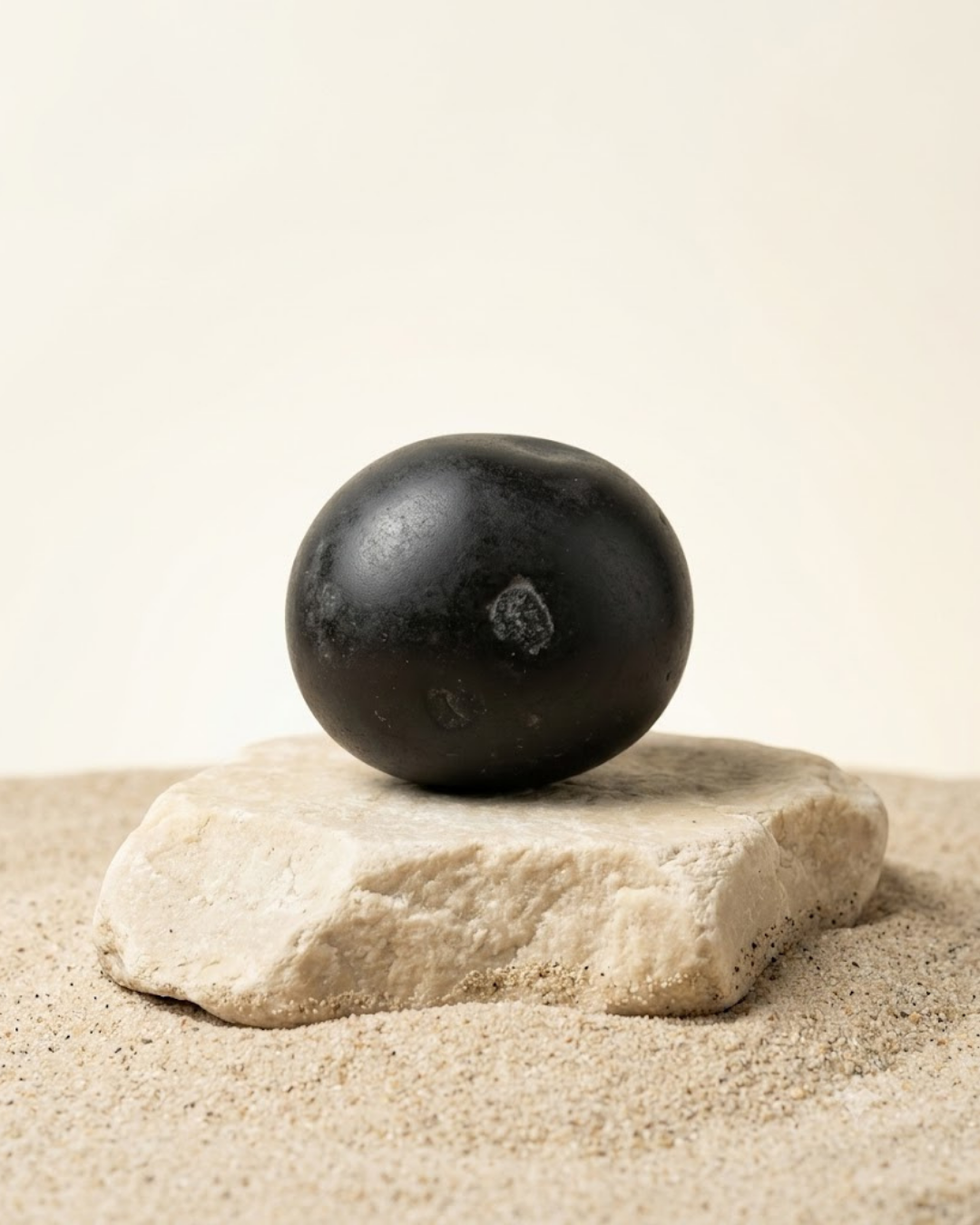 Laxmi Narayan Shaligram Shila 330g - Original Sacred Stone - ManiMonk