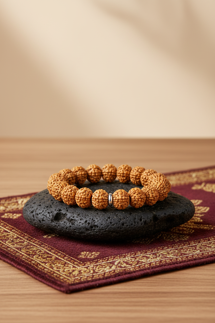 9 Mukhi Rudraksha Bracelet | Original Lab Certified | ManiMonk