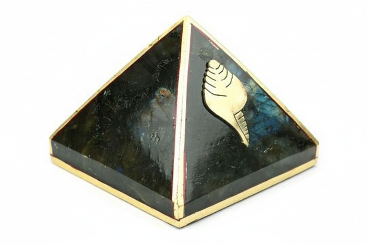 Natural Labradorite Pyramid For Fortune-Regular
