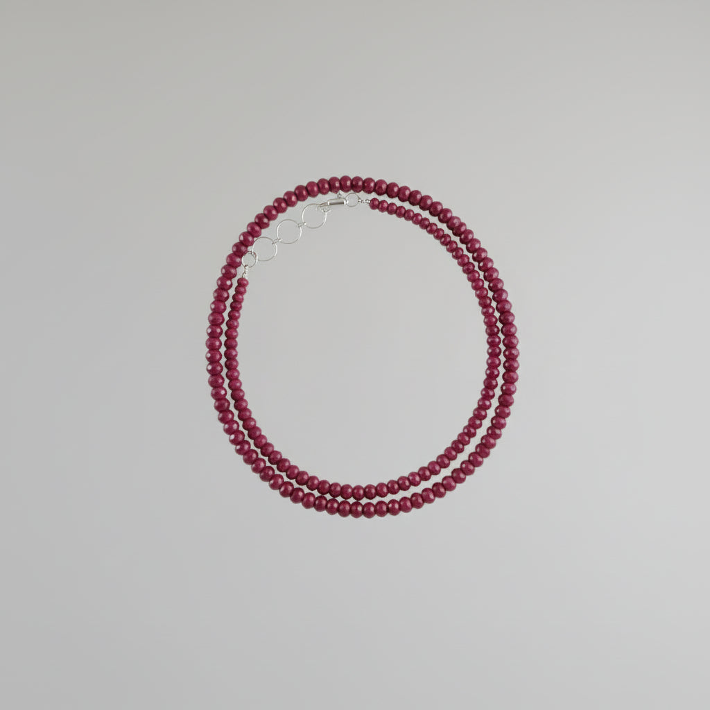 Natural Ruby Necklace-125 Carats