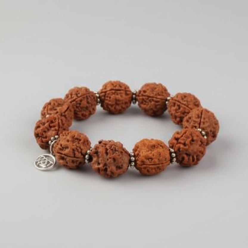 3 Mukhi Mahajwala Bracelet-Small-Silver Chakri