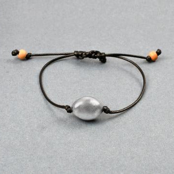 Lingam shape Parad Gutika bracelet in thread-22 to 24 mm (Design II)