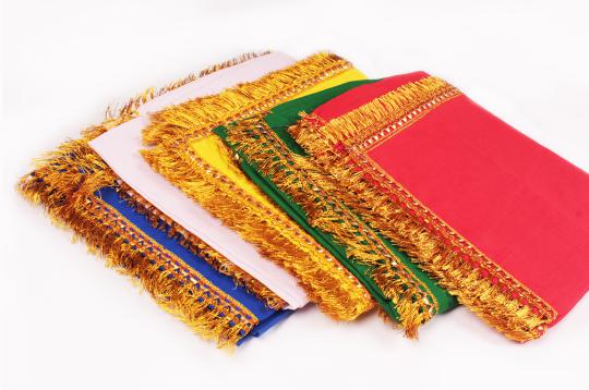 Altar Cloth with Borders-White