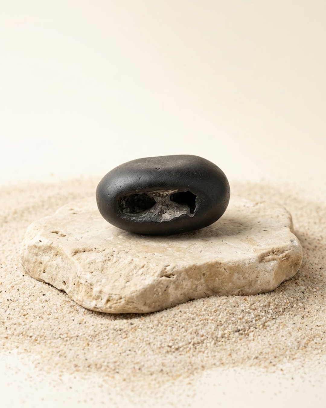Laxmi Narayan Shaligram Shila - Original Sacred Stone - ManiMonk