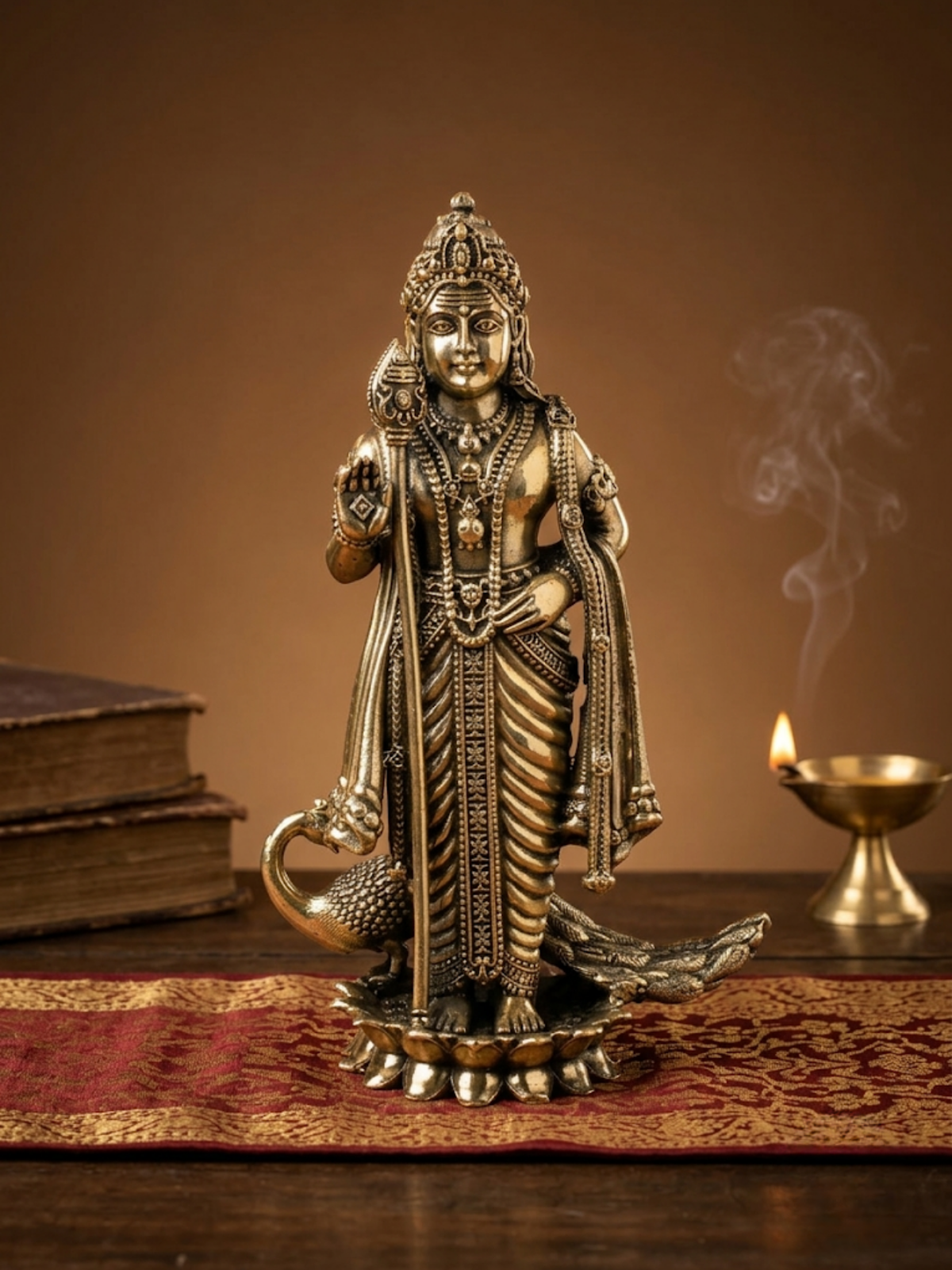 Murugan Swami Kartikeya Ashtadhatu Idol The Divine Commander of the Cosmos