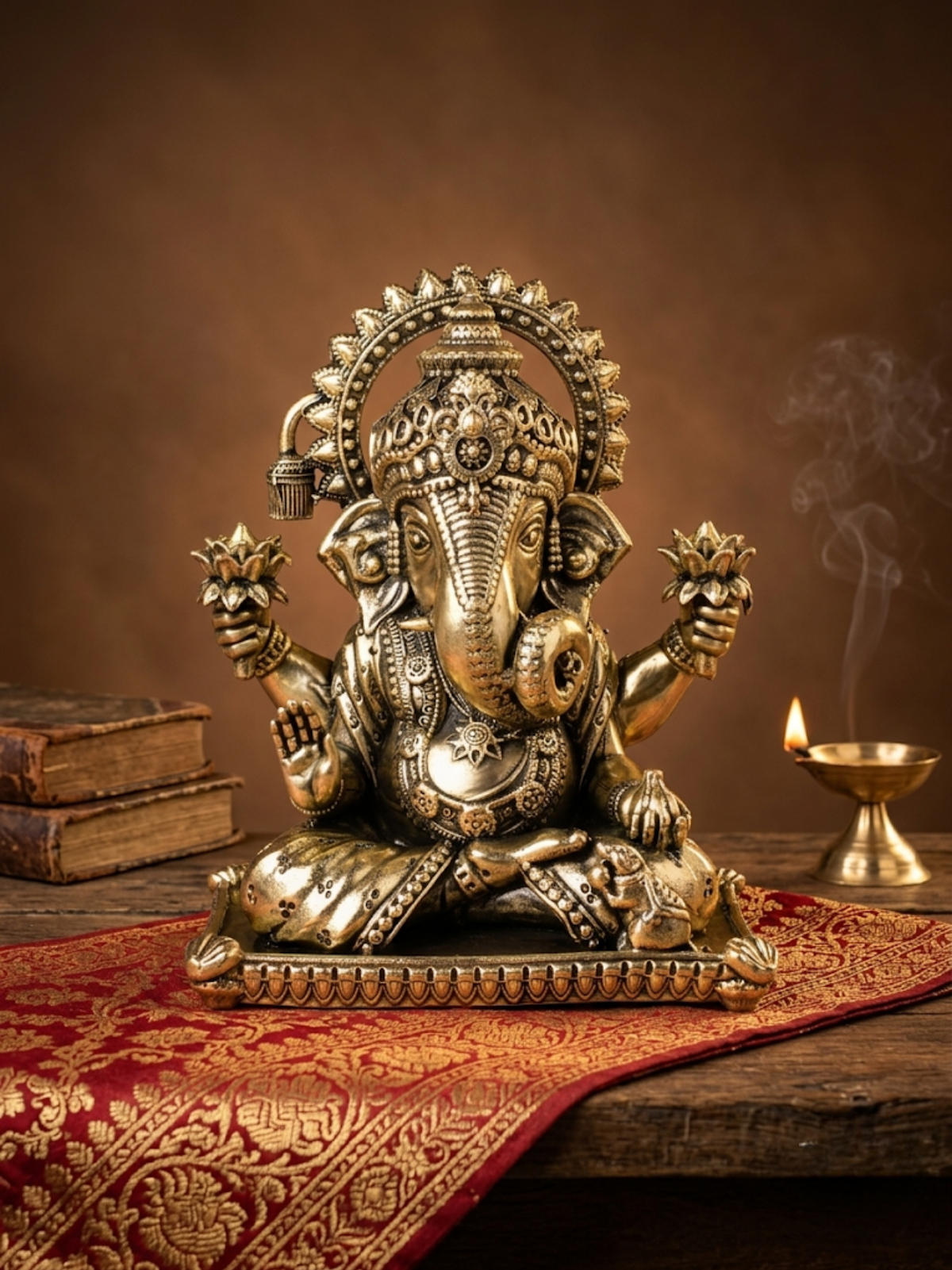 Dagdusheth Ganpati Ashtadhatu Idol Energised Pune Dagdusheth Ganesha Murti