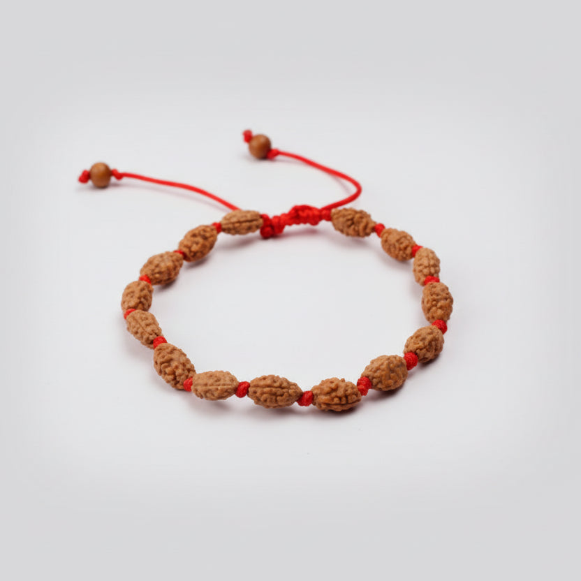 2 Mukhi Moon Bracelet from Java in Silk Thread