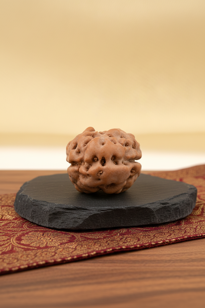 2 Mukhi Premium Java Indonesian Rudraksha 16mm Large Luxury Photography