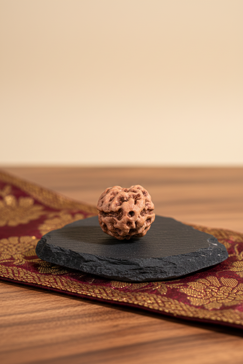 2 Mukhi Premium Java Indonesian Rudraksha Bead 16 mm Large - ManiMonk