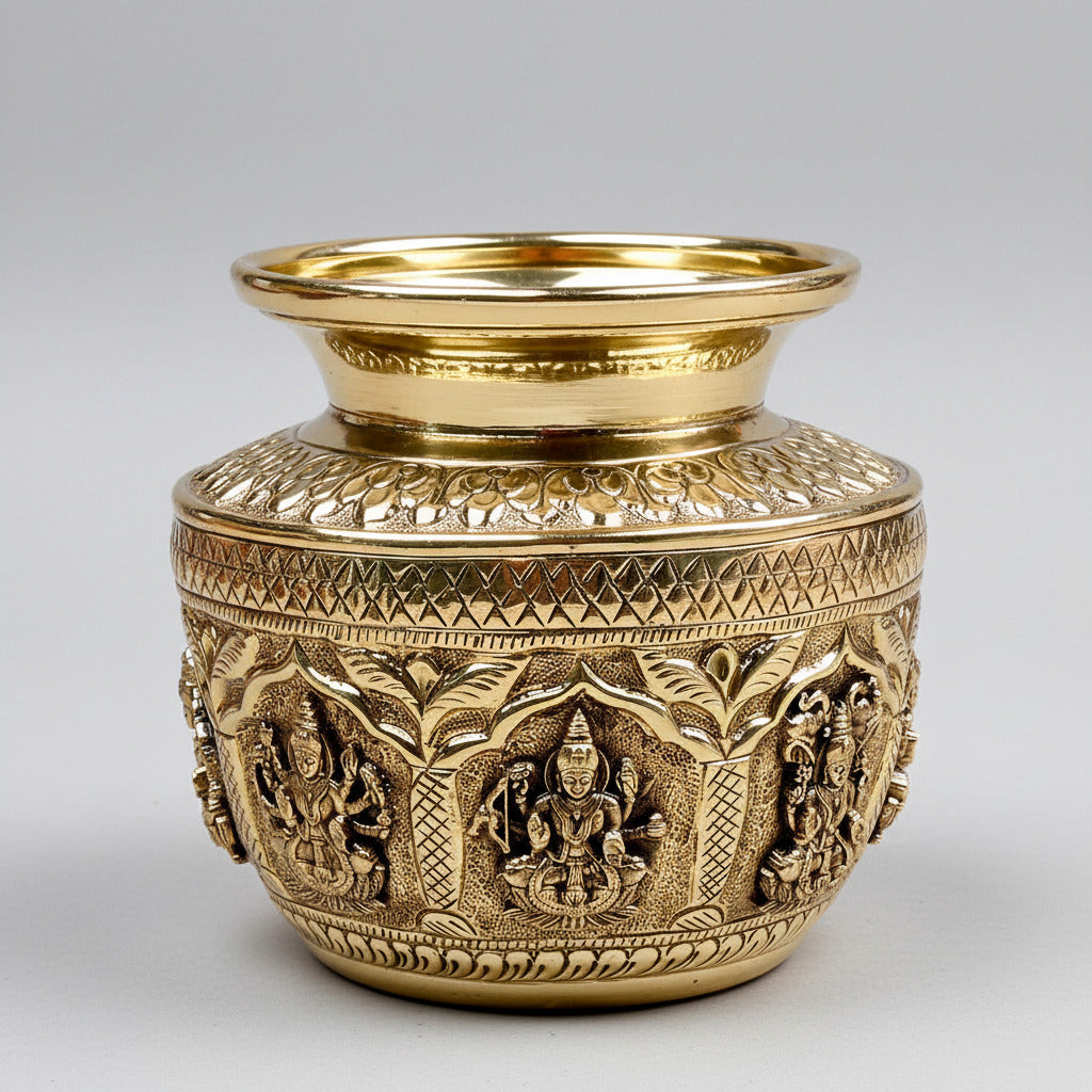 Ashtadhatu Ashta Laxmi Kalash