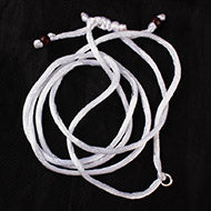 Adjustable Art Silk Thread-White