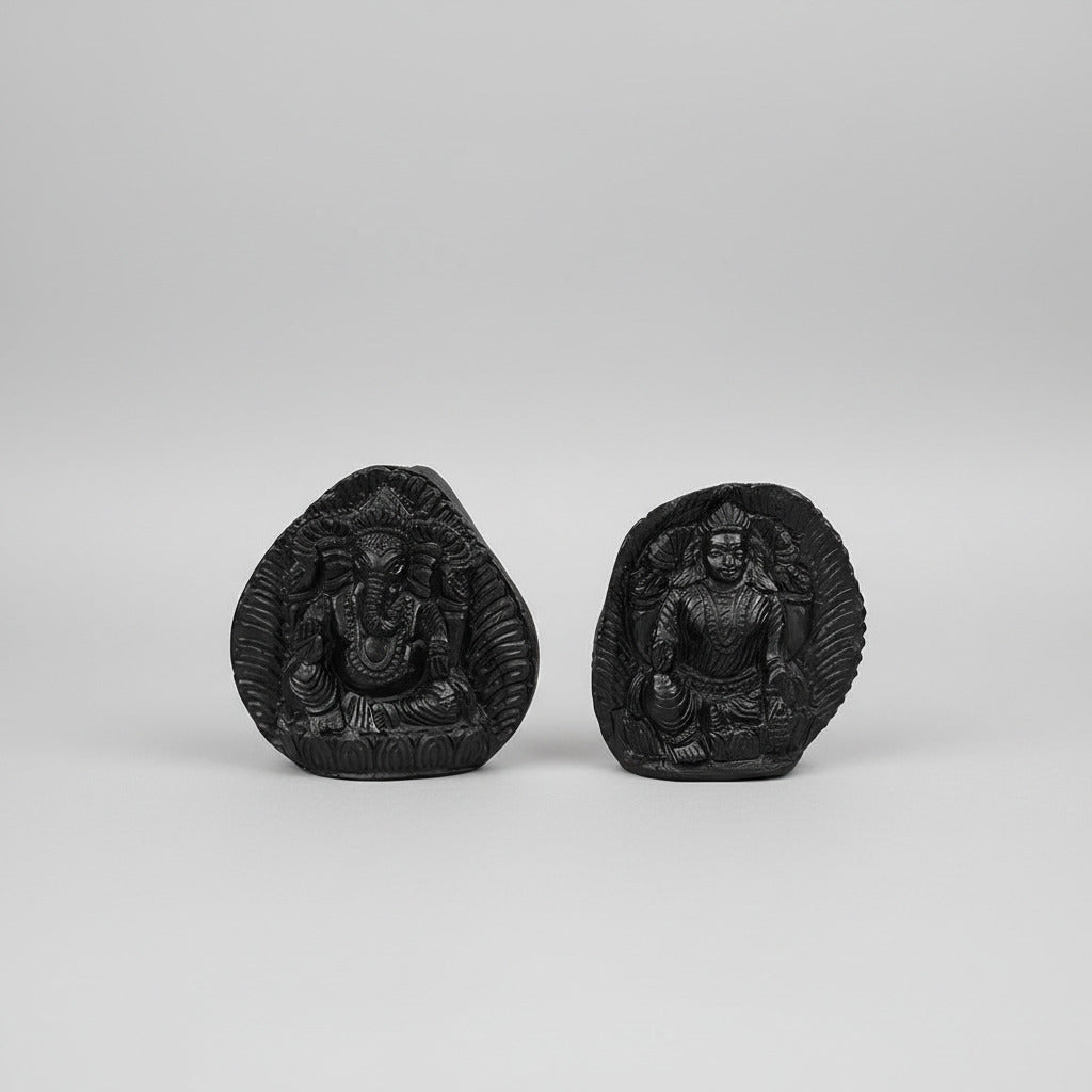Ganesh Laxmi Shaligram Statue
