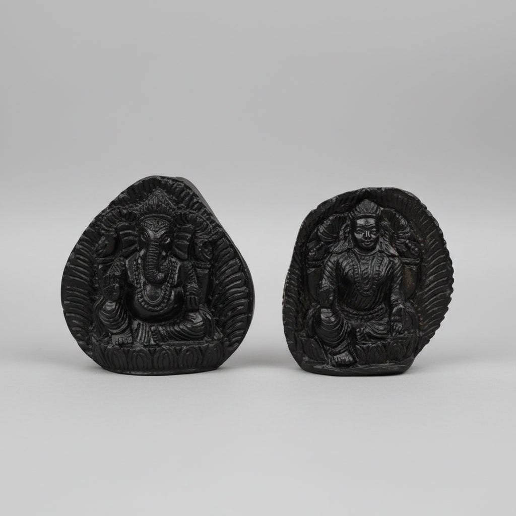 Ganesh Laxmi Shaligram Statue