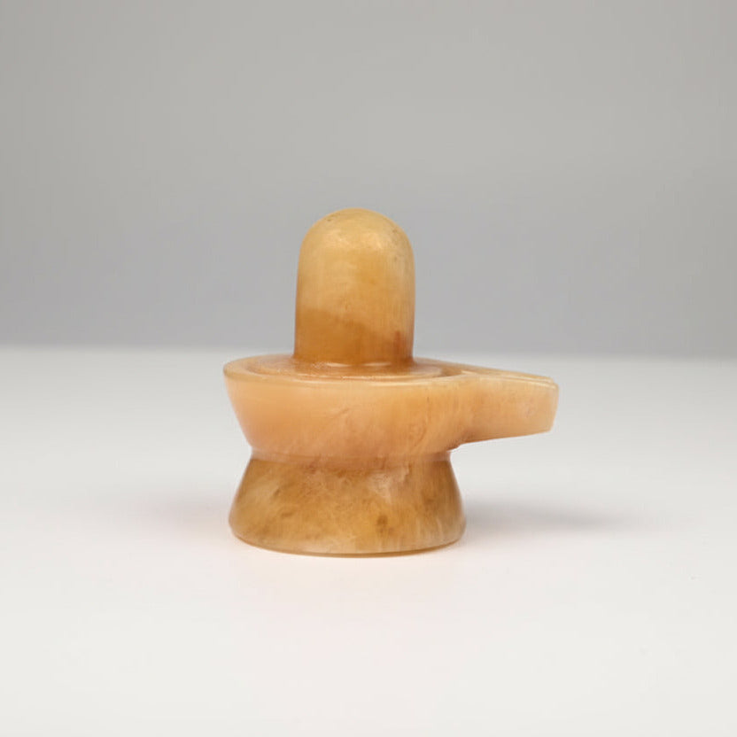 Yellow Jade Shivaling 100 to 110 gms