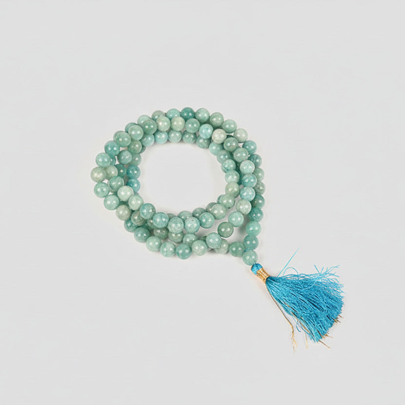 Amazonite Round Mala-8 mm