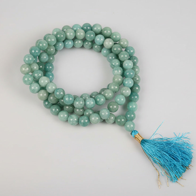 Amazonite Round Mala-8 mm