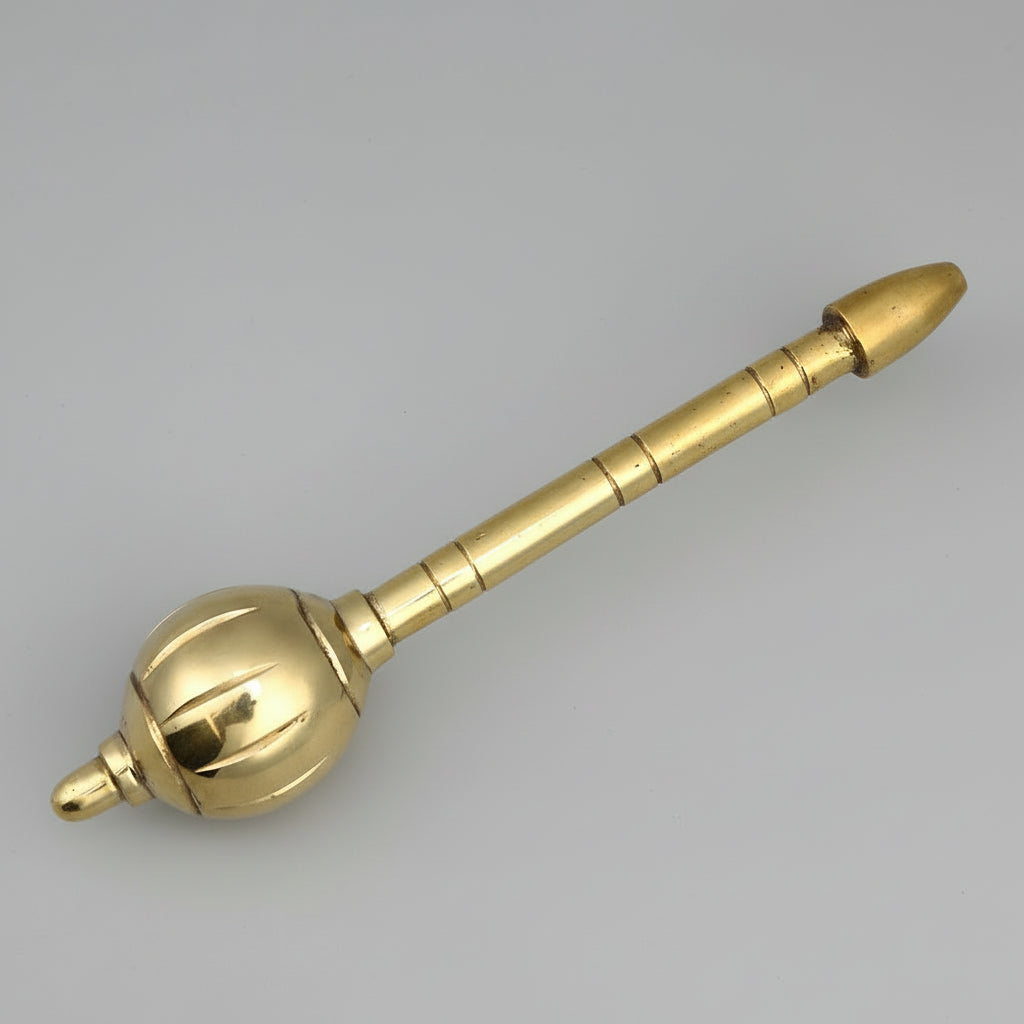 Brass Hanuman GadaMace)-9.5 inches
