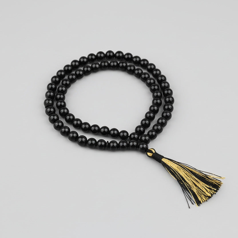 Black Tourmaline Mala-8 mm