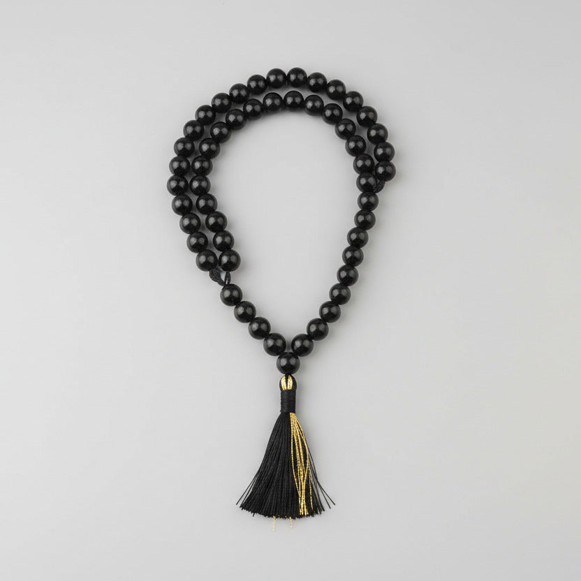Black Tourmaline Mala-8 mm