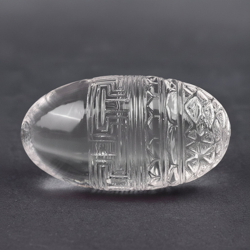 Sphatik Shree Yantra on Lingam - 130 gms