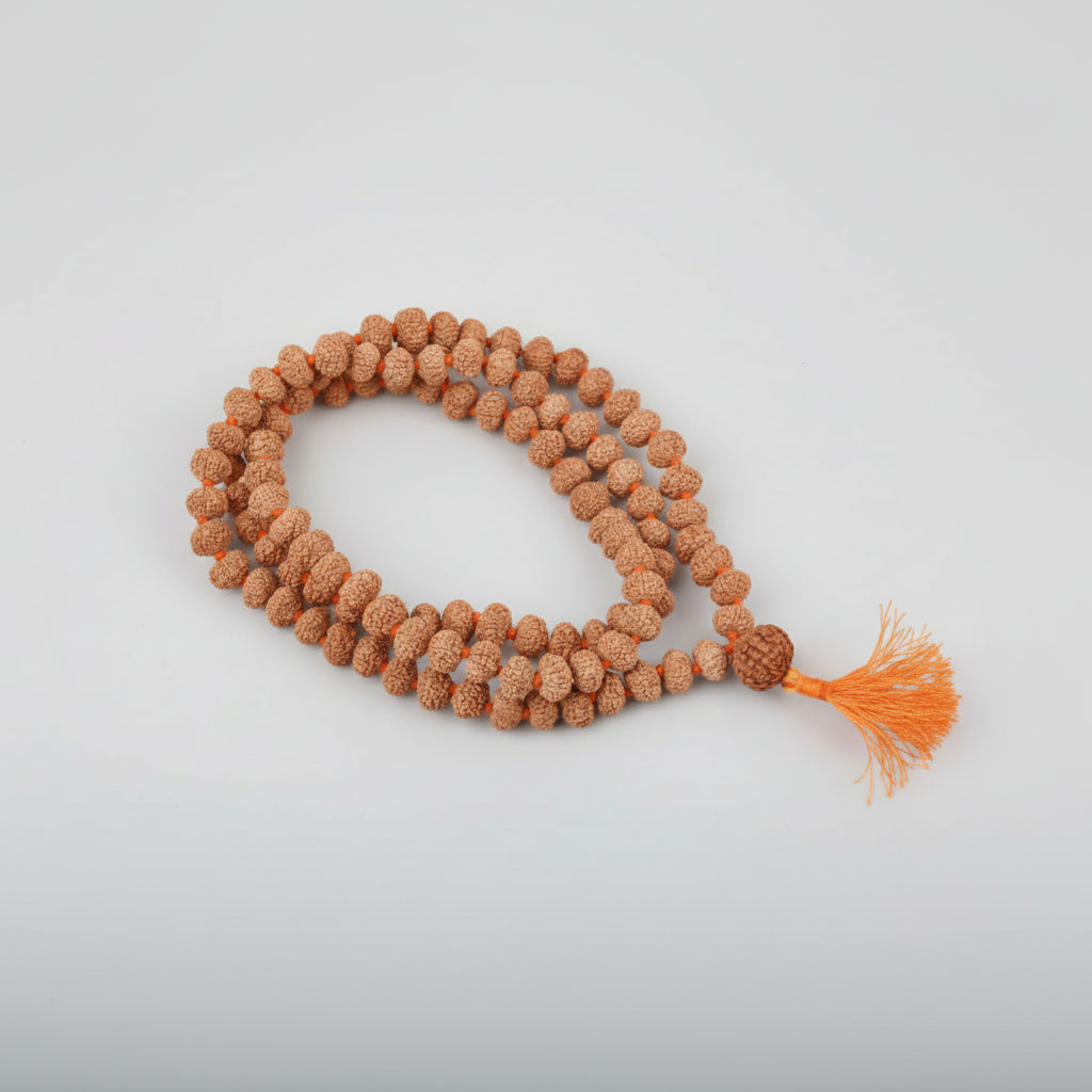 Rare 8 Mukhi Ganesh Mala - 10 mm