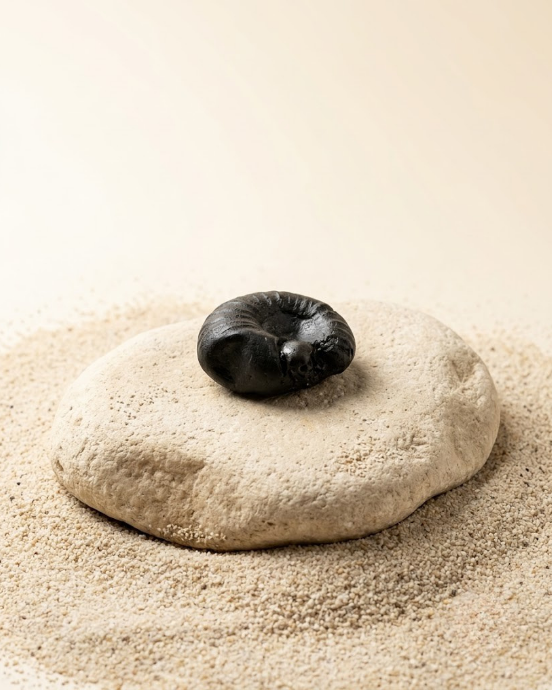 Matsya Avatar Shaligram Shila - Natural Vishnu Stone - ManiMonk
