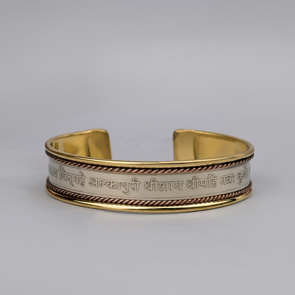 Kuber Gayatri Mantra Kada-Copper Finish