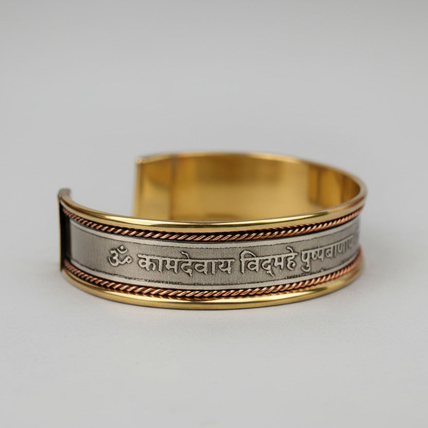 Kamdev Gayatri Mantra Kada-Copper Finish