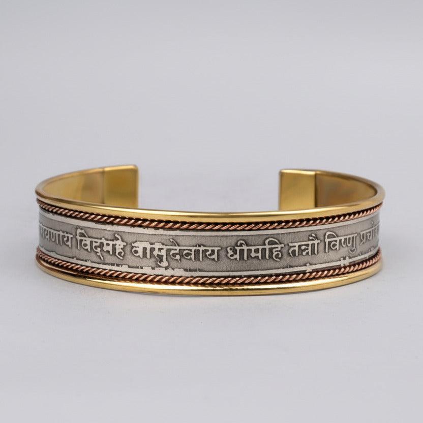 Narayan Gayatri Mantra Kada-Copper Finish