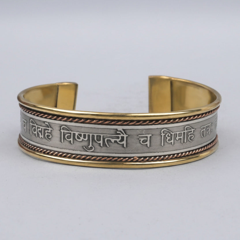 Laxmi Gayatri Mantra Kada-Copper Finish