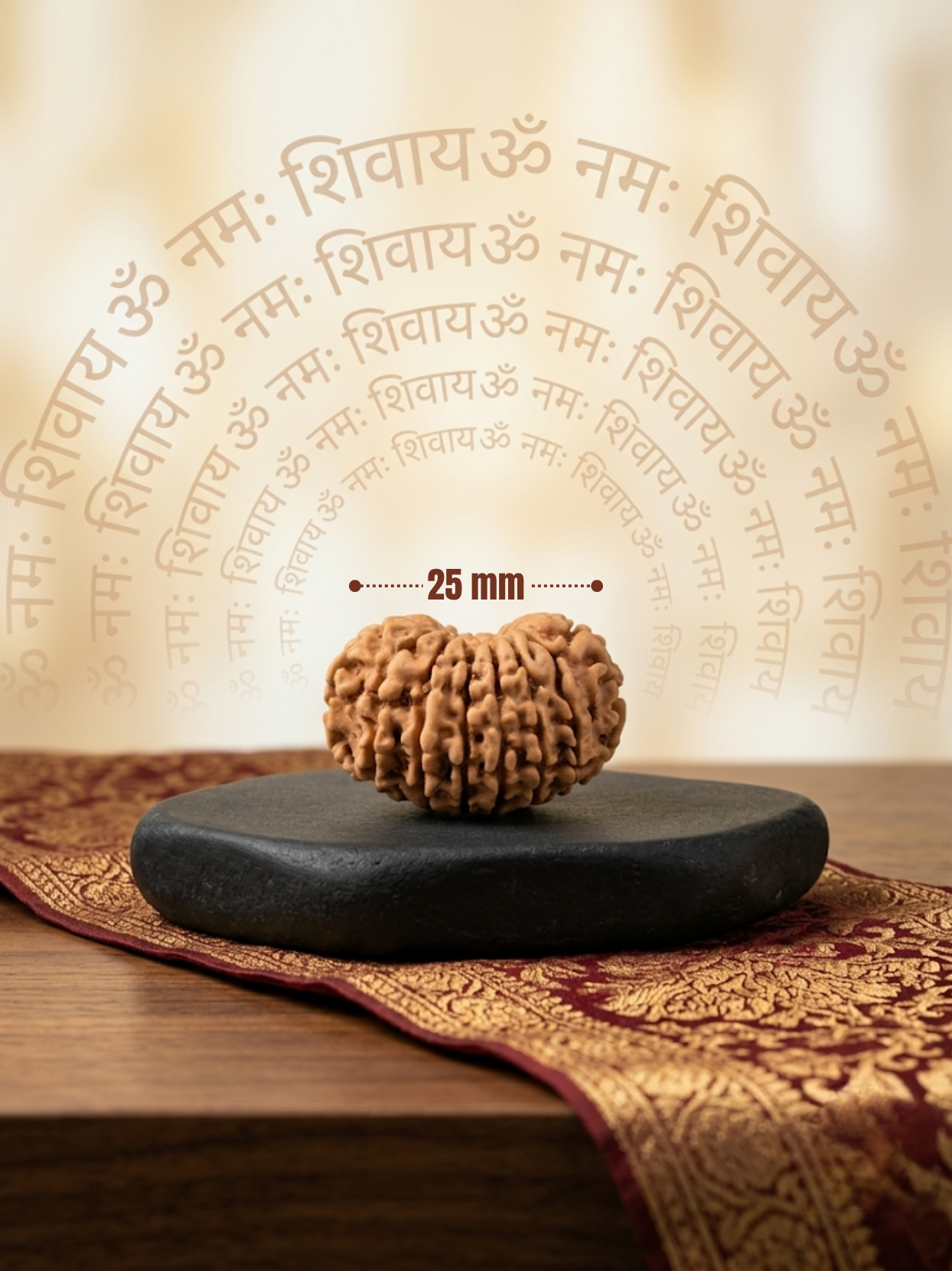 15 Mukhi Rudraksha from Nepal | 25 mm | Certified