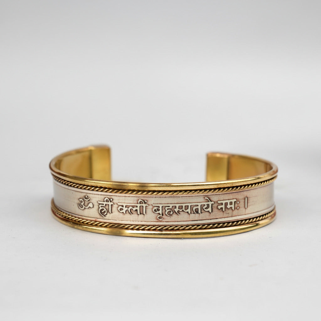 Shani Saturn Mantra Kada-Brass Finish