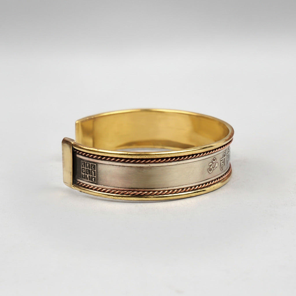 Surya Sun Mantra Kada-Brass Finish