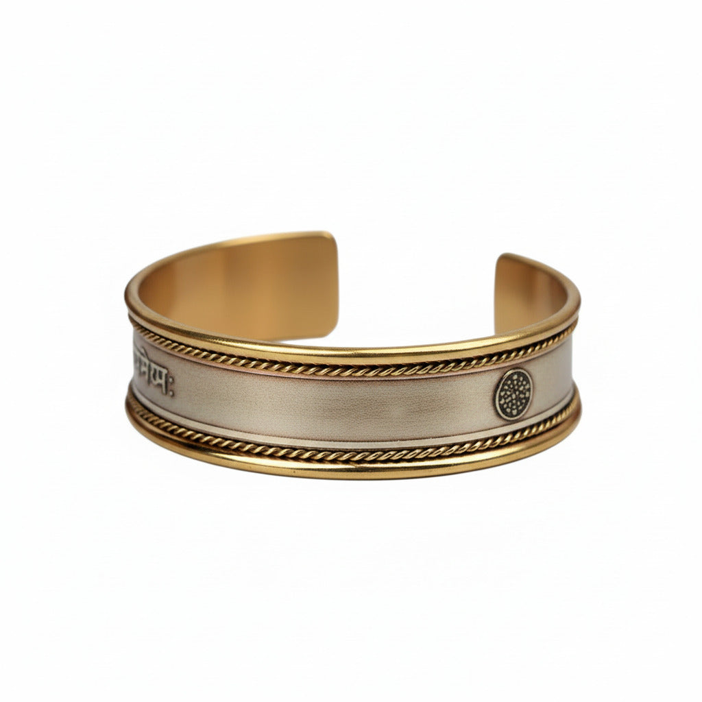 Brihaspati Jupiter Mantra Kada-Copper Finish