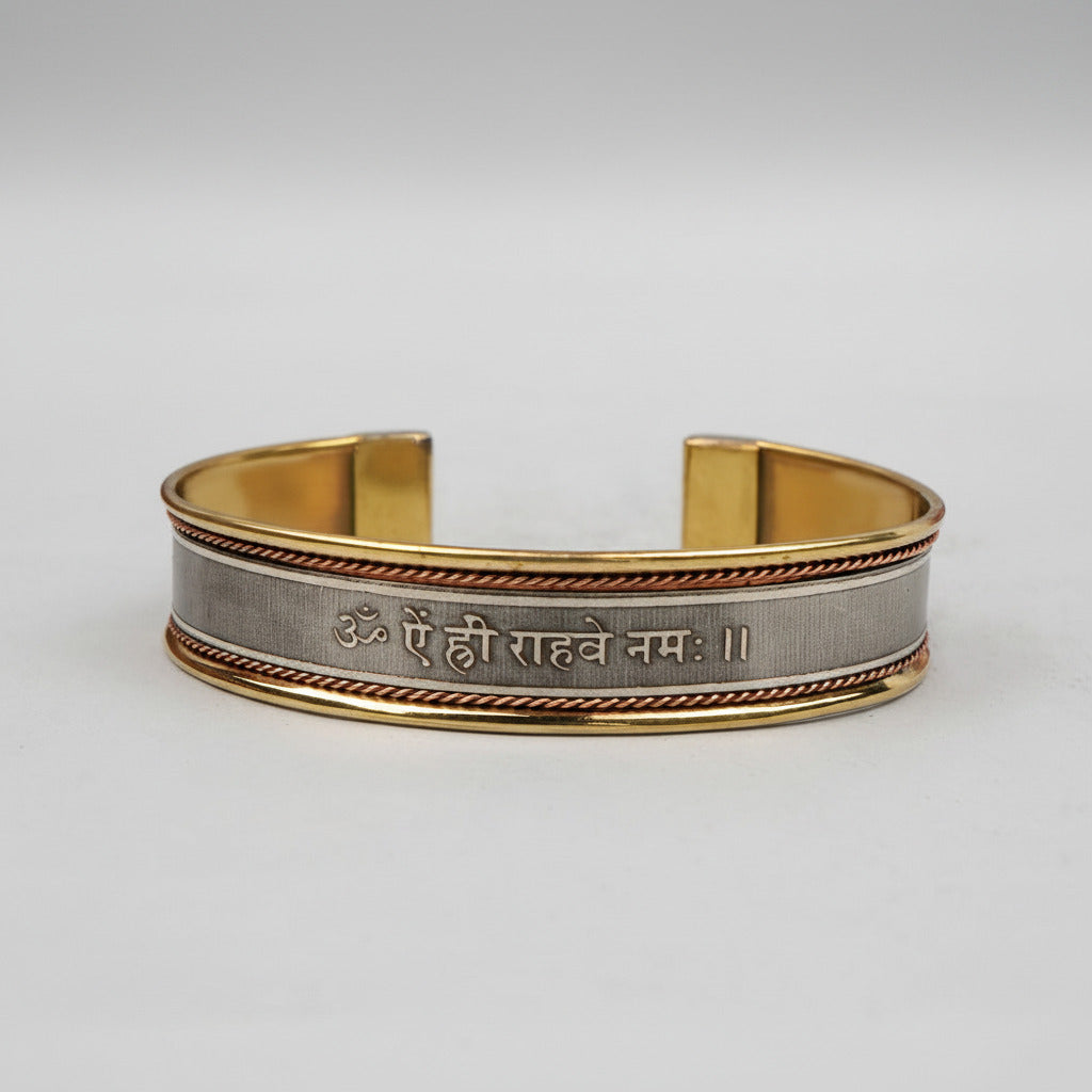 Rahu Mantra Kada-Copper Finish