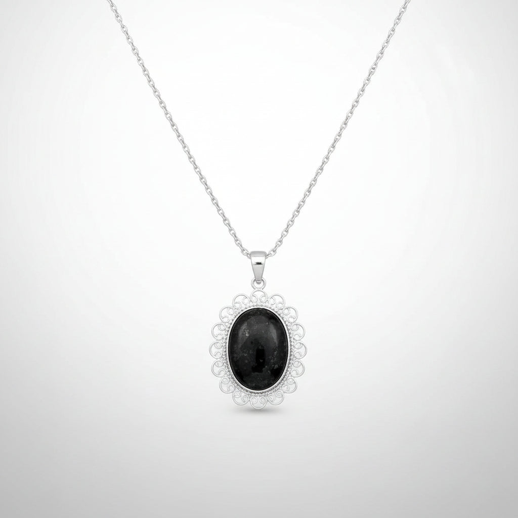 Gopal Krishna Shaligram 925 Silver Locket