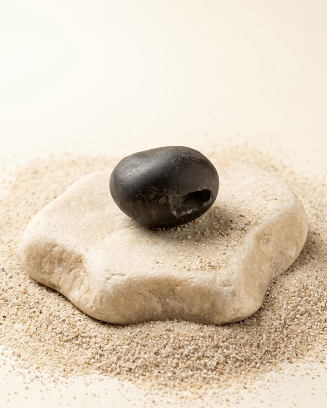 Mahavishnu Chakradhari Shaligram Shila - Vishnu Stone - ManiMonk