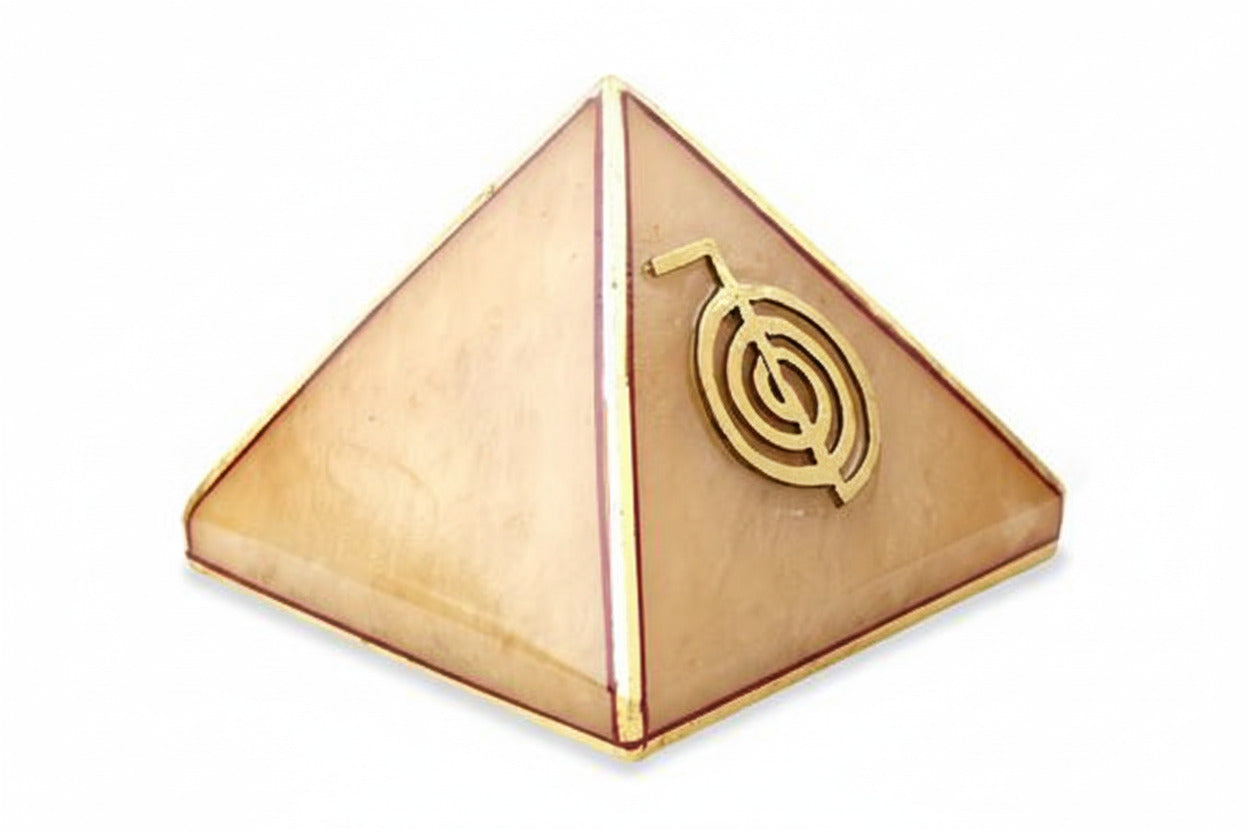Yellow Jade Pyramid For Power-Regular