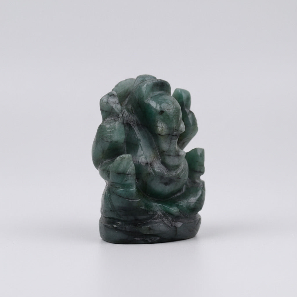 Emerald Ganesha - 56.40 Carats