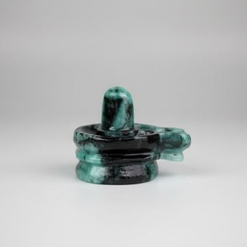 Emerald Shivaling 250 to 260 gms