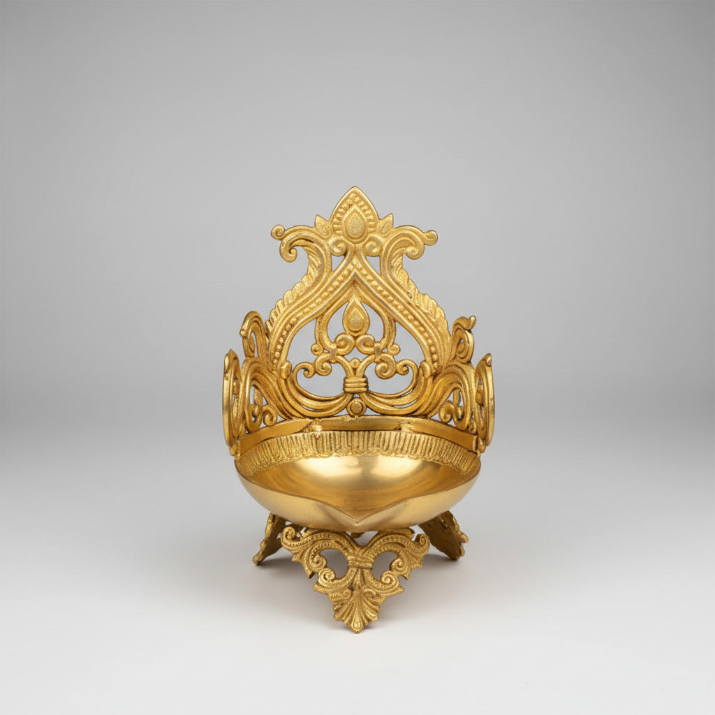Designer Akhand Diya Oil Lamp