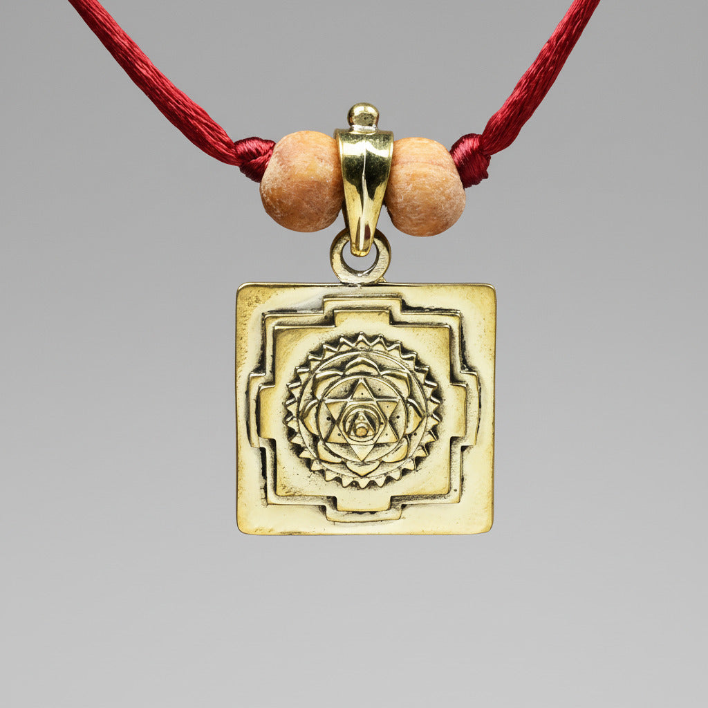 Tirupati Balaji 3D Yantra Brass Pendant