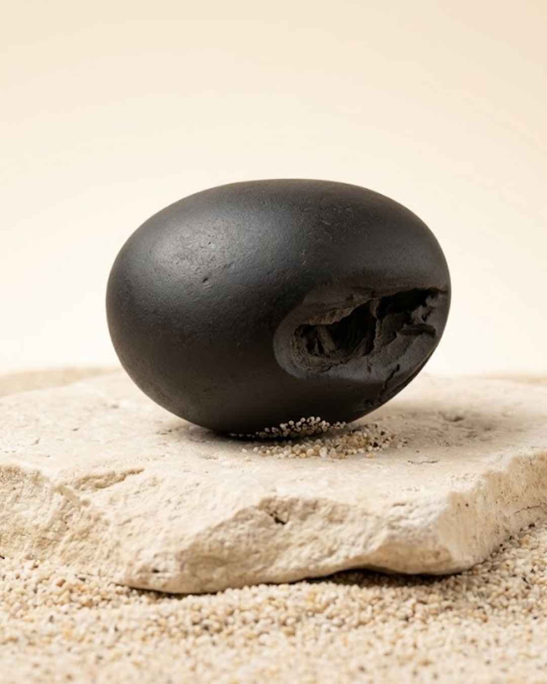 Manthan Chakradhari Vishnu Shaligram Shila - Original Sacred Stone - ManiMonk
