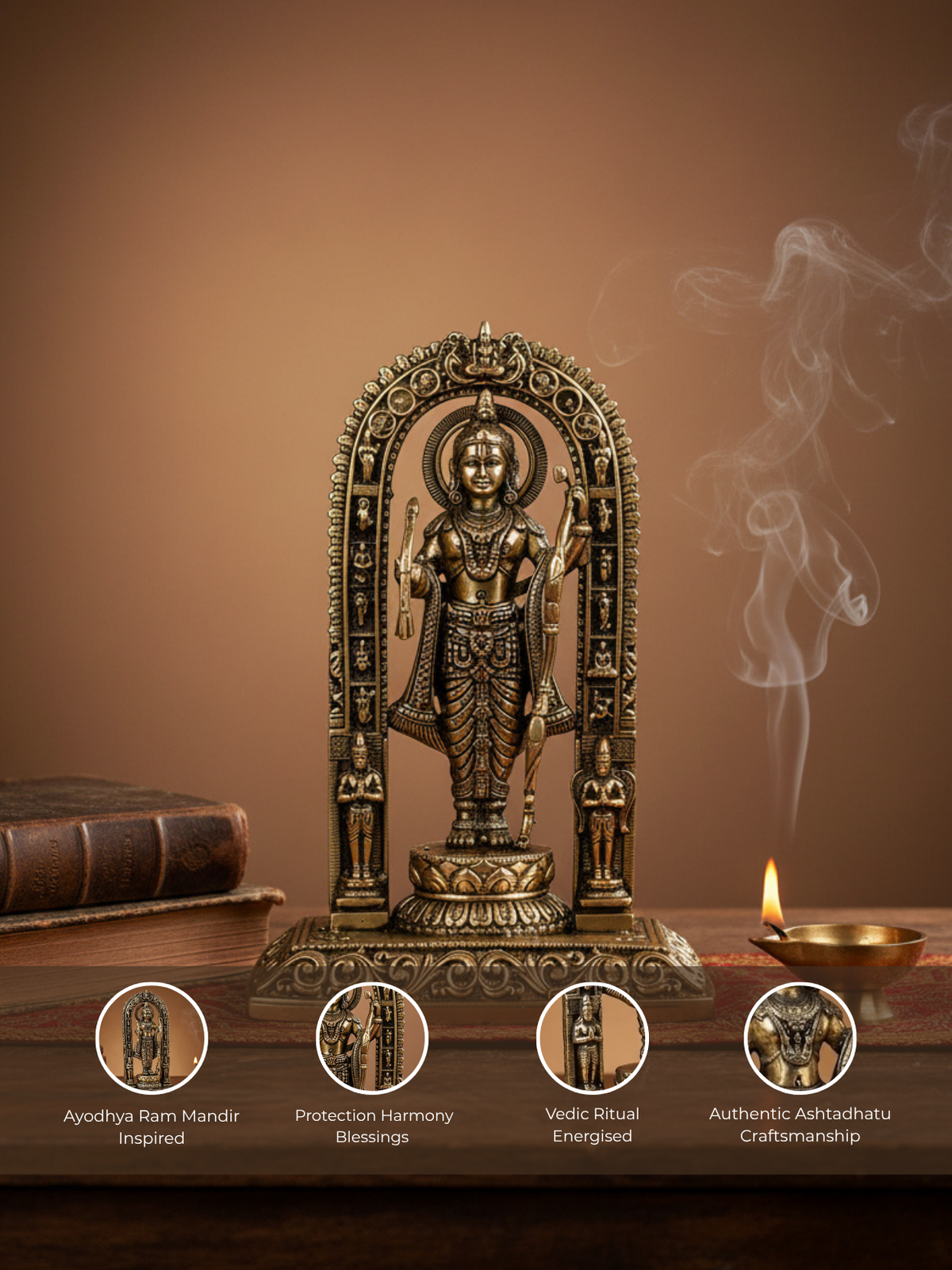 Ram Lalla Ayodhya Mandir Ashtadhatu Idol Energised Bal Ram Murti