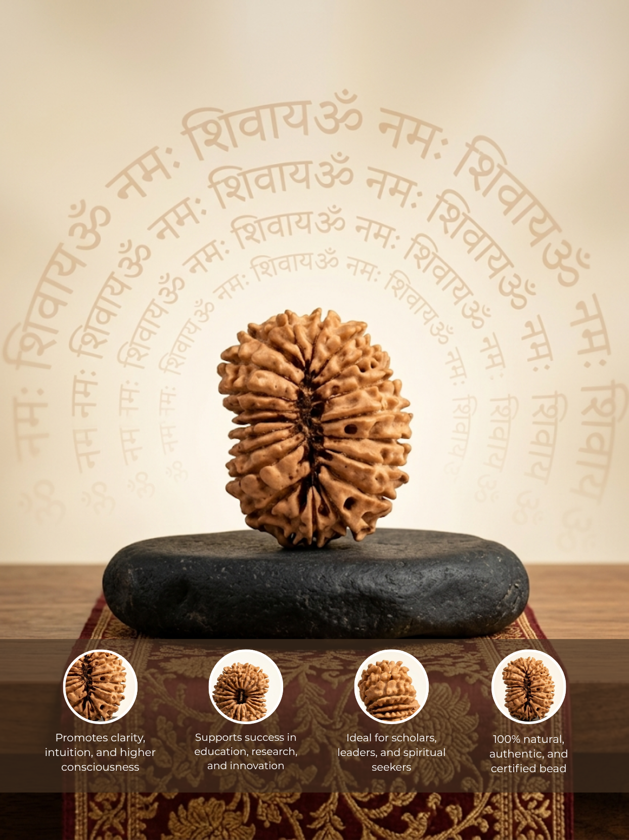 20 Mukhi Rudraksha from Nepal