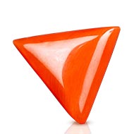 Italian Coral Triangular- 4.52 Carats