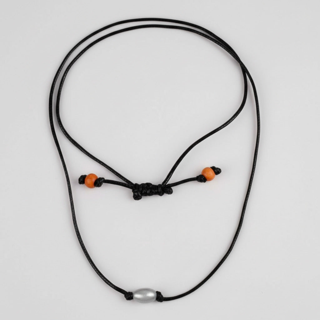 Lingam shape Parad Gutika Pendent in thread-17 mm